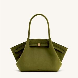 JW Pei Hana suede tote olive green - NWT